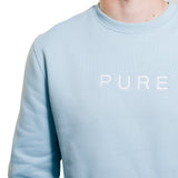 The Billow Sweatshirt - Sky Blue - PURE CLOTHING