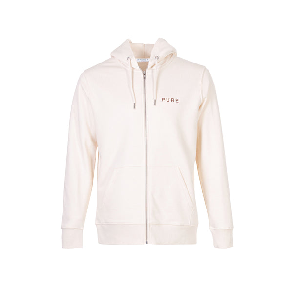 The Chester Zip Hoodie - Natural Raw