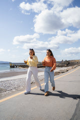 The Cropped Sweatshirt - Butter Yellow