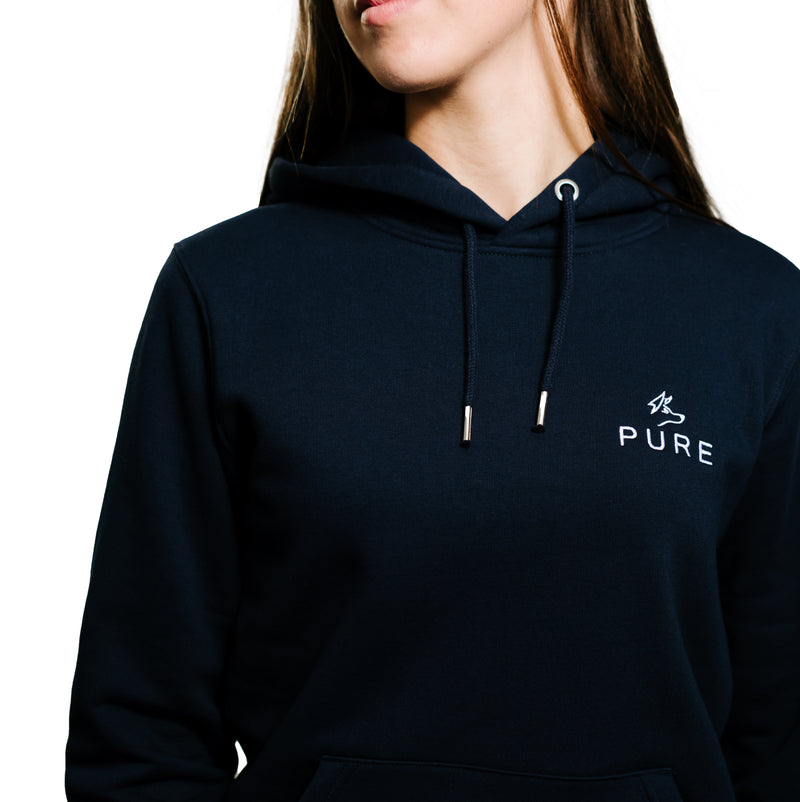The Paddock Hoodie - French Navy - PURE CLOTHING
