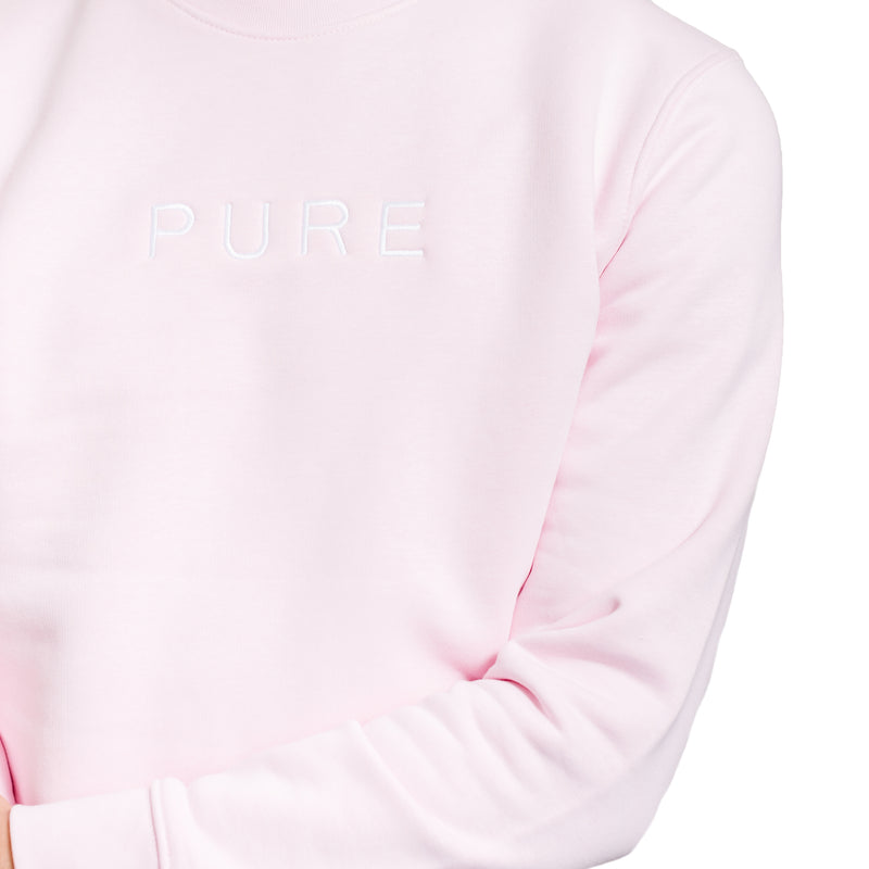 The Billow Sweatshirt - Cotton Pink - PURE CLOTHING