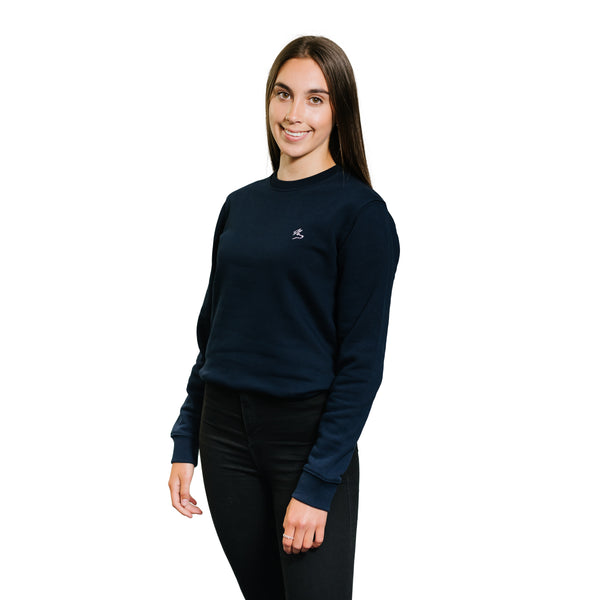 The Icon Sweatshirt - French Navy - PURE CLOTHING