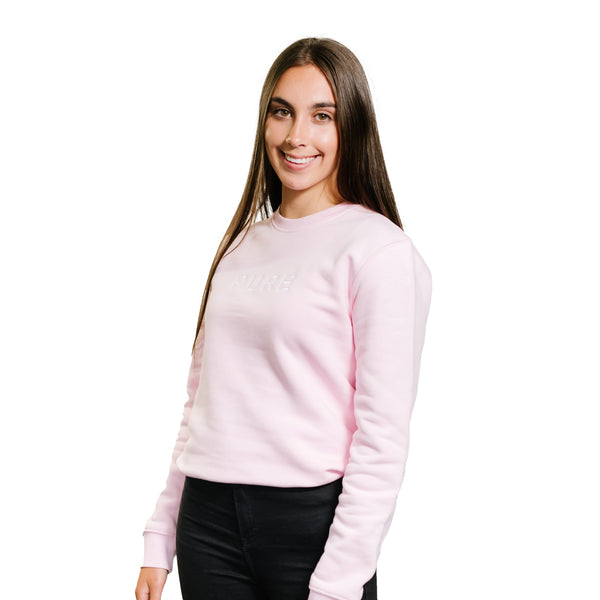 The Billow Sweatshirt - Cotton Pink - PURE CLOTHING