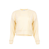 The Cropped Sweatshirt - Butter Yellow